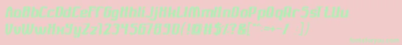 Valuable Font – Green Fonts on Pink Background