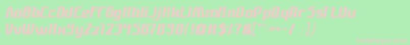 Valuable Font – Pink Fonts on Green Background