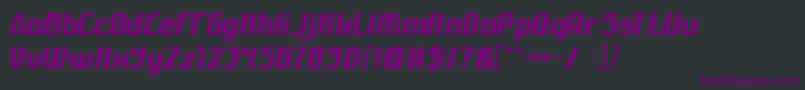 Valuable Font – Purple Fonts on Black Background