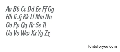 DynagroteskdcItalic-fontti