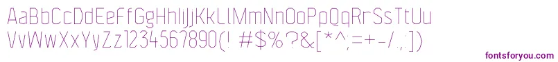 F4aagentcondthin Font – Purple Fonts