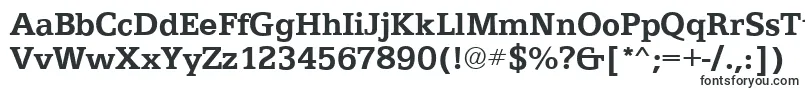 Шрифт EgyptianTextBold – неоновые шрифты