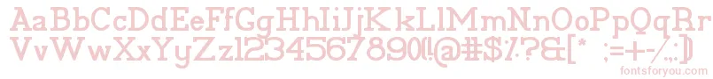 PelidaBold Font – Pink Fonts on White Background