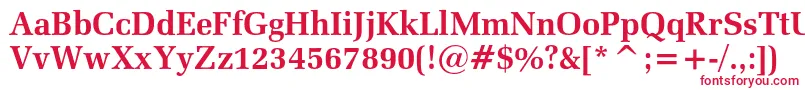 Zapfelliptical711cbtBold Font – Red Fonts