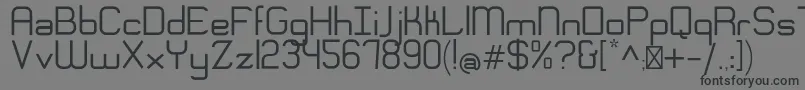 EngadiRegular Font – Black Fonts on Gray Background