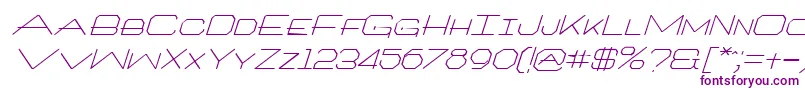 ArchitextItalic-Schriftart – Violette Schriften