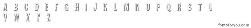 フォントTejaratchiCn – 白い背景に灰色の文字