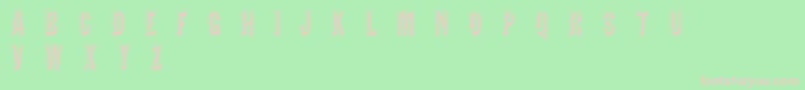 TejaratchiCn Font – Pink Fonts on Green Background