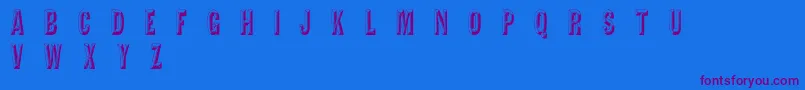 Weitere Informationen zur TejaratchiCn-Schriftart TejaratchiCn-Schriftart – Violette Schriften auf blauem Hintergrund