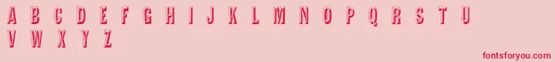 TejaratchiCn Font – Red Fonts on Pink Background