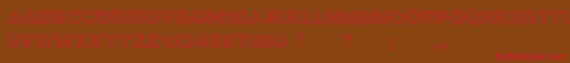 Viktoria Font – Red Fonts on Brown Background