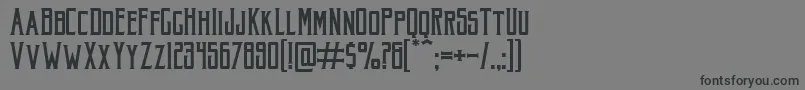 AkuraPopo Font – Black Fonts on Gray Background