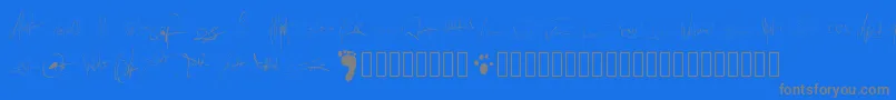 Подробнее о шрифте Pwsignatures Шрифт Pwsignatures – серые шрифты на синем фоне