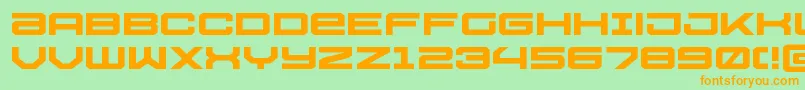 fuente Ussdallasxpand – Fuentes Naranjas Sobre Fondo Verde