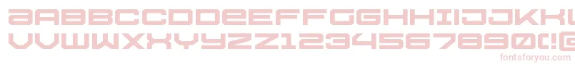 フォントUssdallasxpand – ピンクのフォント