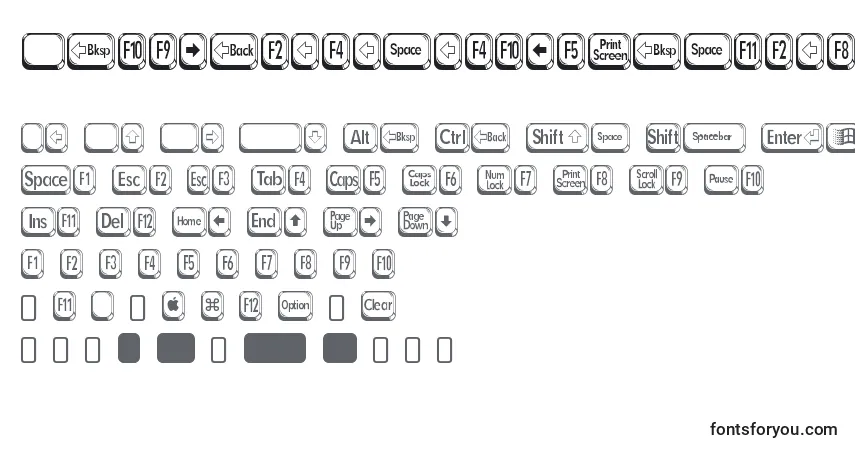 BetsyflanagantwoRegular Font – alphabet, numbers, special characters