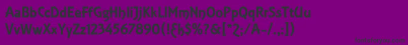 EquinoxLetPlain.1.0 Font – Black Fonts on Purple Background