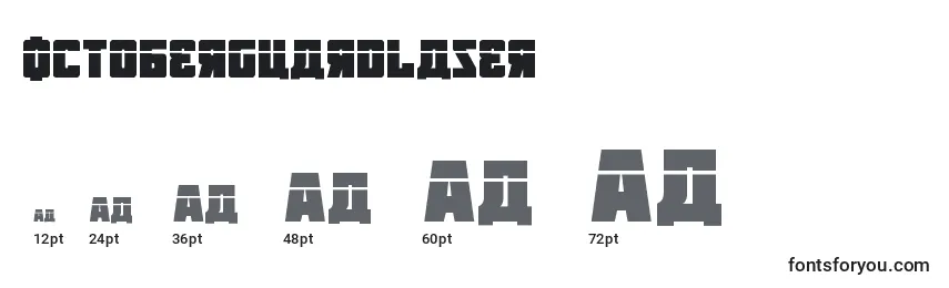 Octoberguardlaser Font Sizes