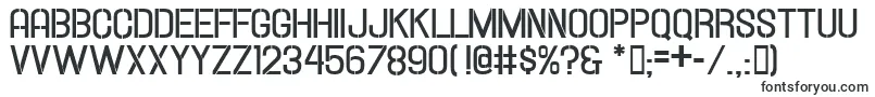 Шрифт Hallandalestencilbold – высокие шрифты