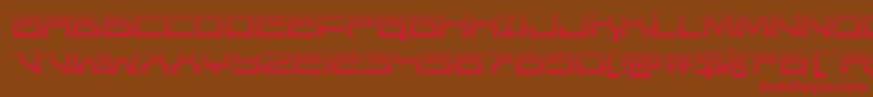 Unitedplanetsgrad Font – Red Fonts on Brown Background