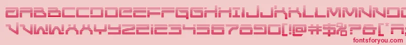 Unitedplanetsgrad Font – Red Fonts on Pink Background