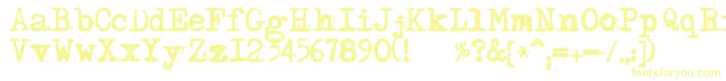 DsMoster Font – Yellow Fonts