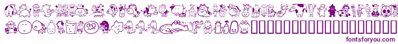 Sakabe Animal03 Font – Purple Fonts