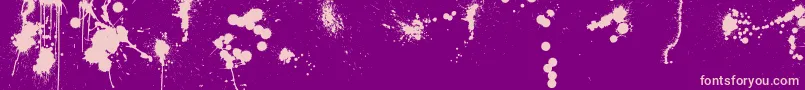 WcRhesusC2 Font – Pink Fonts on Purple Background