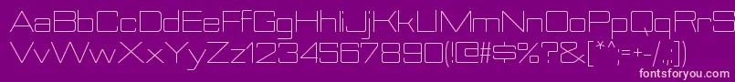 NesobriteseltRegular Font – Pink Fonts on Purple Background