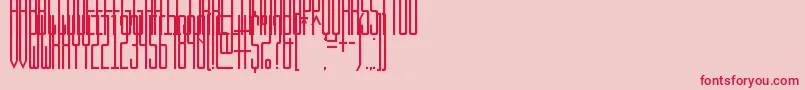 KibbySans Font – Red Fonts on Pink Background