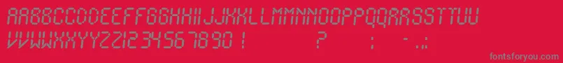 Więcej informacji o czcionce IonicCharge Czcionka IonicCharge – szare czcionki na czerwonym tle