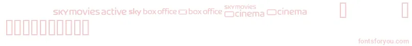 Skyfontmovies Font – Pink Fonts