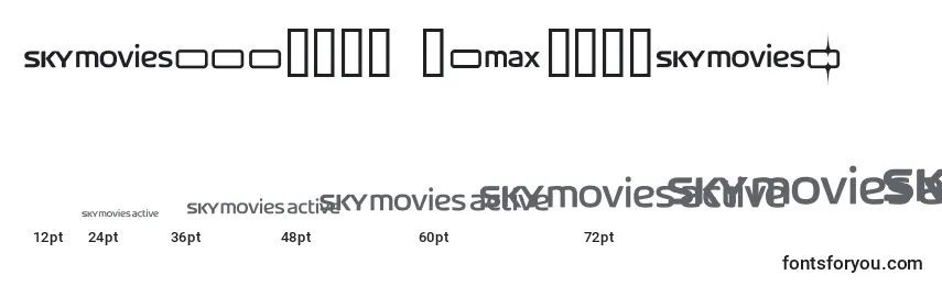 Размеры шрифта Skyfontmovies