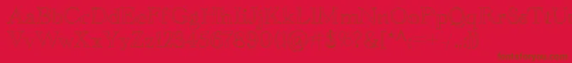 Academyblah Font – Brown Fonts on Red Background