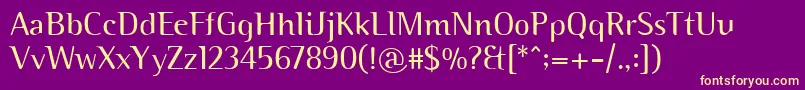 More about BinaryItc Font BinaryItc Font – Yellow Fonts on Purple Background