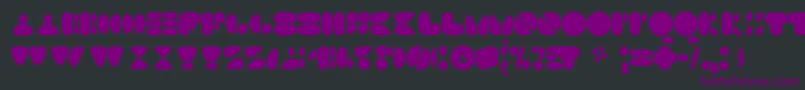 N17sm Font – Purple Fonts on Black Background