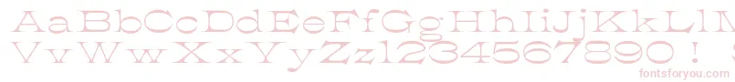 K22AthenianWide Font – Pink Fonts on White Background