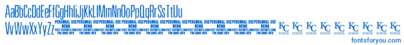 PewterdemoKcfonts Font – Blue Fonts