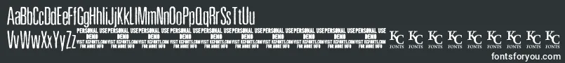 PewterdemoKcfonts Font – White Fonts