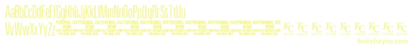 PewterdemoKcfonts Font – Yellow Fonts