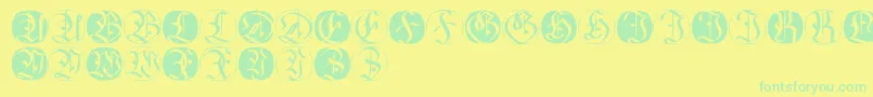 More about Fraxbricks Font Fraxbricks Font – Green Fonts on Yellow Background