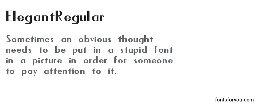 Шрифт ElegantRegular