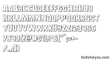Monsterhunter3D font – Fonts By Shape