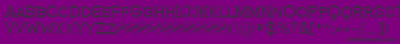 RomanicumRegular Font – Black Fonts on Purple Background