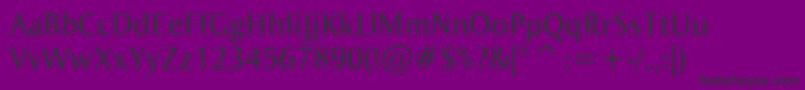 Ogirema Font – Black Fonts on Purple Background