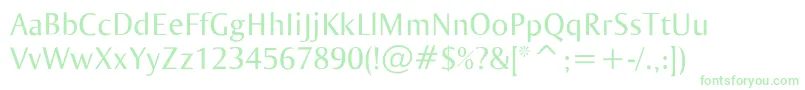 Ogirema-Schriftart – Grüne Schriften