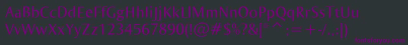 Ogirema Font – Purple Fonts on Black Background