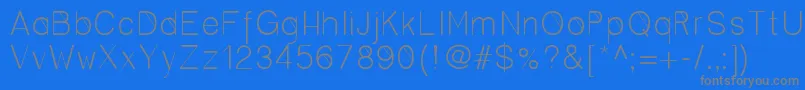 Подробнее о шрифте Cero Шрифт Cero – серые шрифты на синем фоне