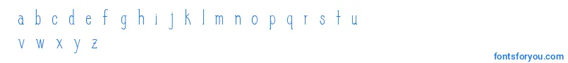 Шрифт SlimPickins – синие шрифты