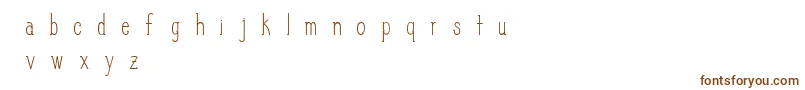 SlimPickins Font – Brown Fonts on White Background